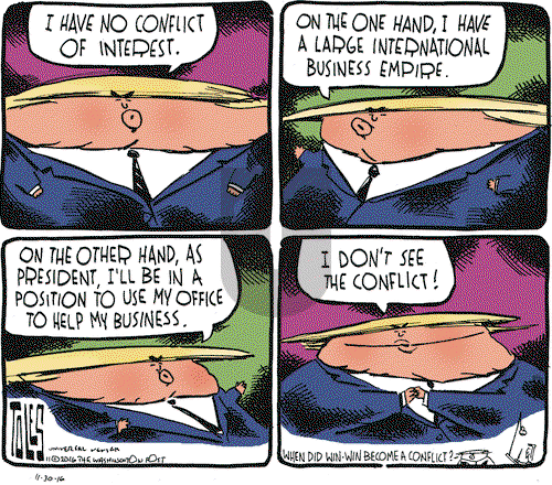 Tom Toles on Wednesday November 30, 2016 Comic Strip