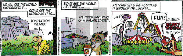 Over the Hedge on Monday March 23, 2015 Comic Strip