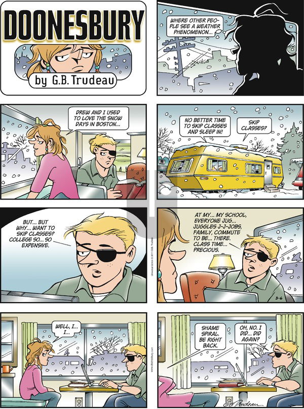 Doonesbury on Sunday March 6, 2011 Comic Strip
