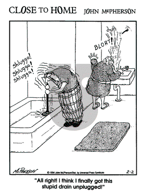 Close to Home on Wednesday February 2, 1994 Comic Strip