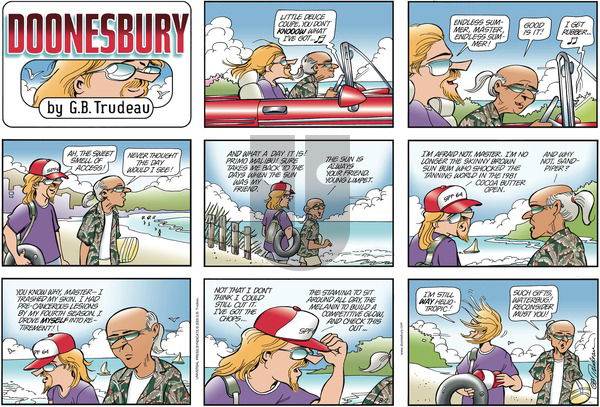 Doonesbury on Sunday August 7, 2005 Comic Strip