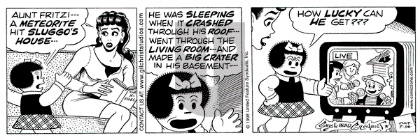 Nancy on Tuesday July 7, 1998 Comic Strip