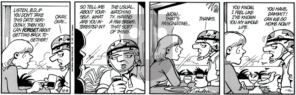 Doonesbury on Tuesday October 8, 1991 Comic Strip
