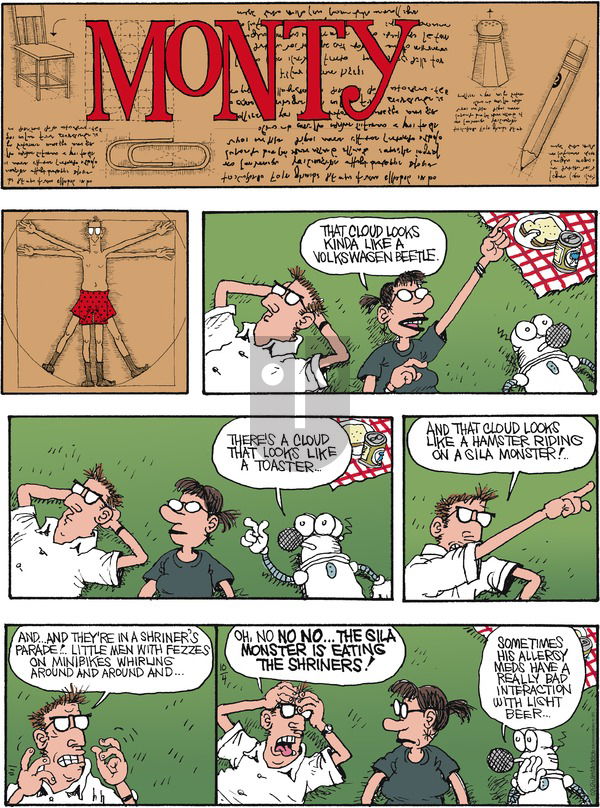 Monty on Sunday October 4, 2020 Comic Strip