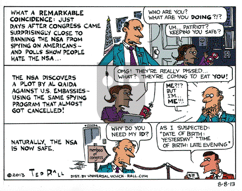 Ted Rall on Thursday August 8, 2013 Comic Strip