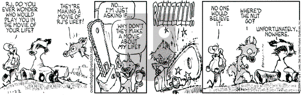 Over the Hedge on Monday November 22, 2004 Comic Strip