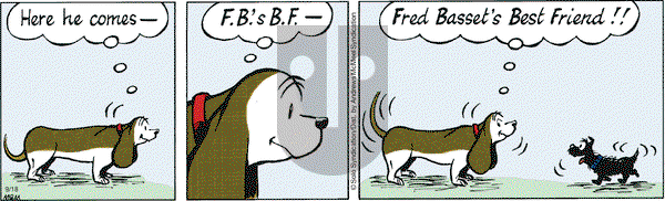 Fred Basset on Tuesday September 18, 2018 Comic Strip