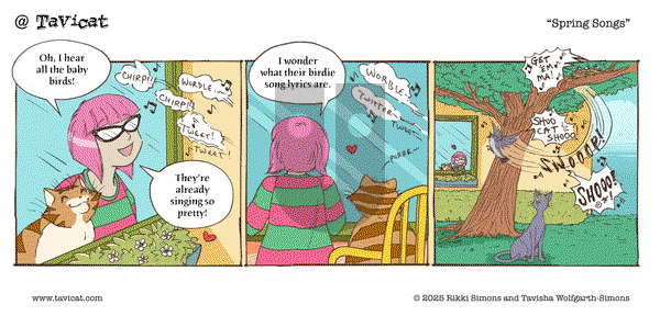 @Tavicat on Friday April 18, 2025 Comic Strip