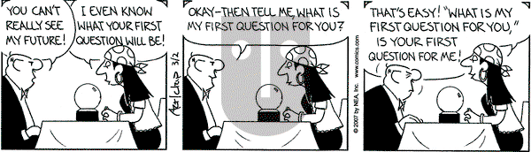 The Born Loser on Friday March 2, 2007 Comic Strip