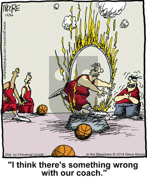 In the Bleachers on Monday December 30, 2013 Comic Strip