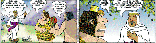 Alley Oop on Tuesday April 3, 2012 Comic Strip