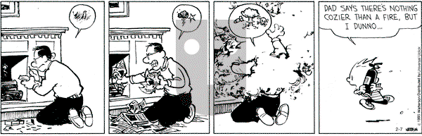 Calvin and Hobbes on Saturday February 7, 2015 Comic Strip