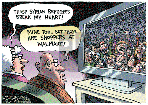 Rob Rogers on Friday November 27, 2015 Comic Strip