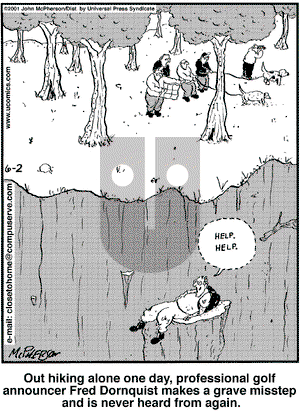 Close to Home on Saturday June 2, 2001 Comic Strip