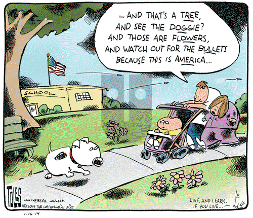 Tom Toles on Thursday January 16, 2014 Comic Strip
