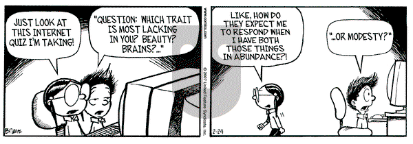 Grand Avenue on Saturday February 24, 2007 Comic Strip