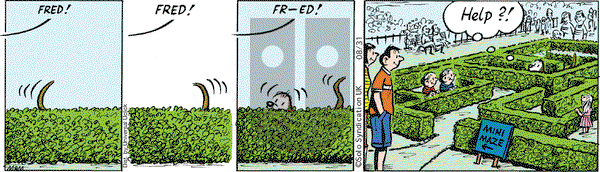 Fred Basset on Monday August 31, 2015 Comic Strip