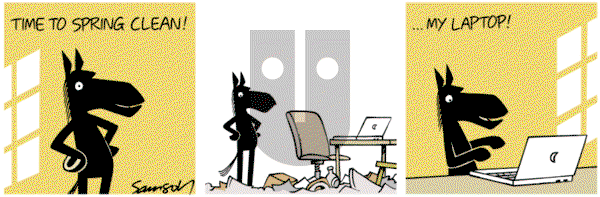 Dark Side of the Horse on Monday March 18, 2013 Comic Strip