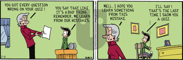 Grand Avenue on Thursday February 8, 2018 Comic Strip