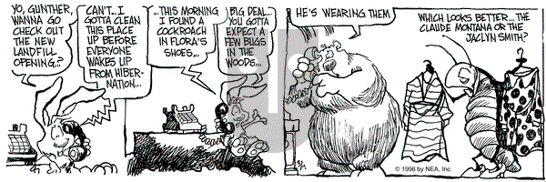 The Grizzwells on Thursday March 7, 1996 Comic Strip