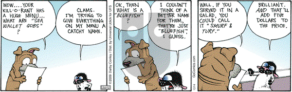 Get Fuzzy on Wednesday December 14, 2011 Comic Strip