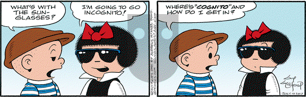 Nancy on Monday July 10, 2017 Comic Strip