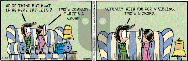 Grand Avenue on Wednesday February 28, 2018 Comic Strip