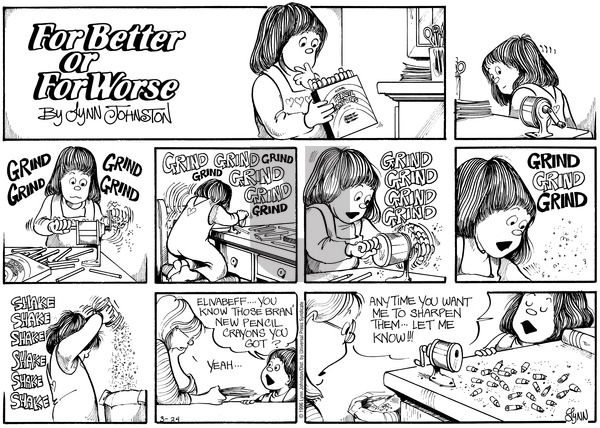 For Better or For Worse on Sunday March 24, 1996 Comic Strip