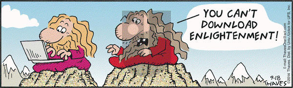 Frank and Ernest on Thursday September 18, 2014 Comic Strip