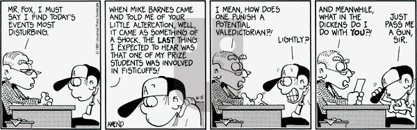 FoxTrot on Wednesday June 5, 1991 Comic Strip