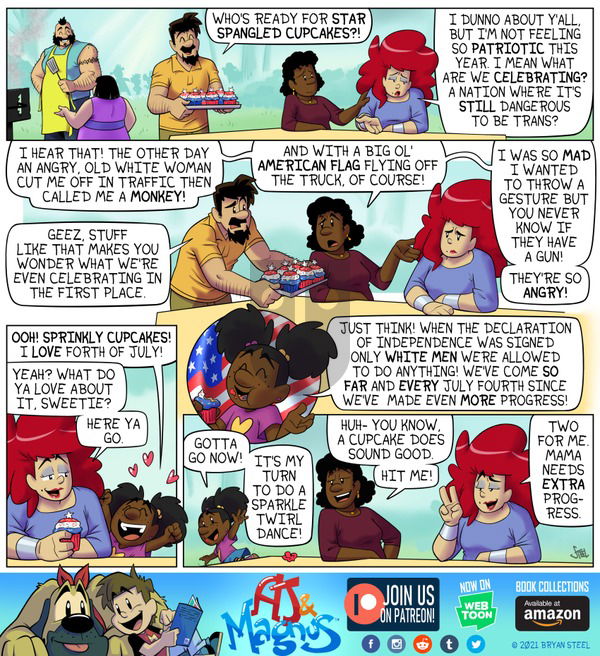 AJ and Magnus on Sunday July 4, 2021 Comic Strip