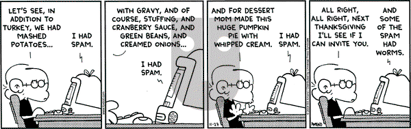 FoxTrot on Saturday November 27, 2004 Comic Strip