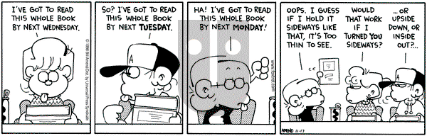 FoxTrot - Tuesday November 17, 1998 Comic Strip