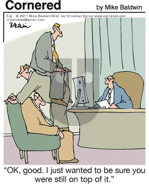 Cornered on Tuesday July 5, 2011 Comic Strip