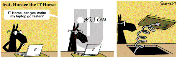 Dark Side of the Horse on Friday May 3, 2019 Comic Strip