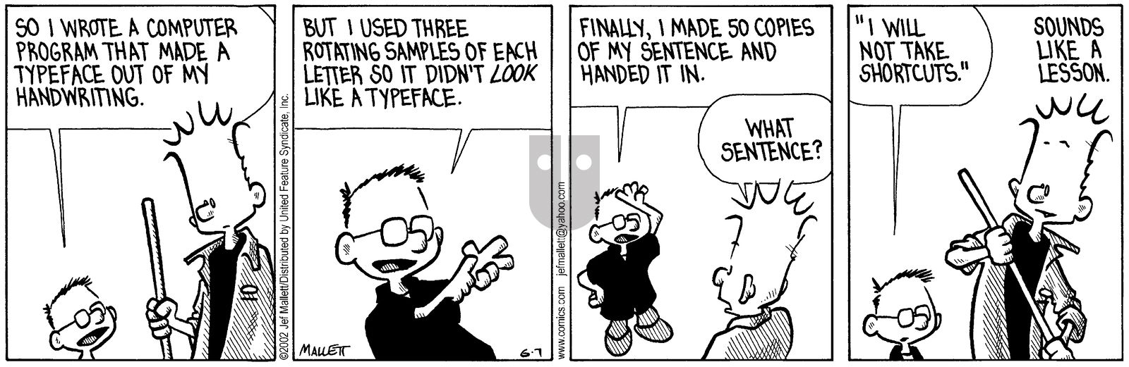 Frazz - Friday June 7, 2002 Comic Strip