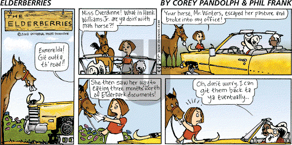 The Elderberries on Saturday December 8, 2007 Comic Strip