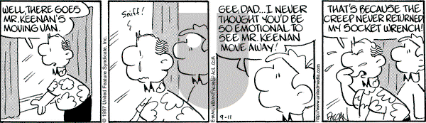 Drabble on Thursday July 16, 1998 Comic Strip