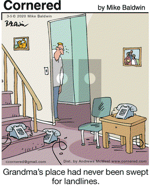 Cornered on Thursday March 5, 2020 Comic Strip