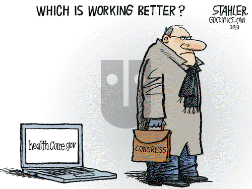 Jeff Stahler on Tuesday December 3, 2013 Comic Strip