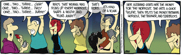 The Buckets on Tuesday July 25, 2017 Comic Strip