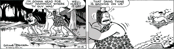 Alley Oop on Tuesday October 13, 1998 Comic Strip