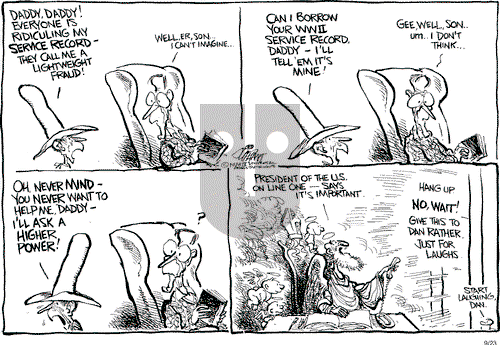 Pat Oliphant on Thursday September 23, 2004 Comic Strip