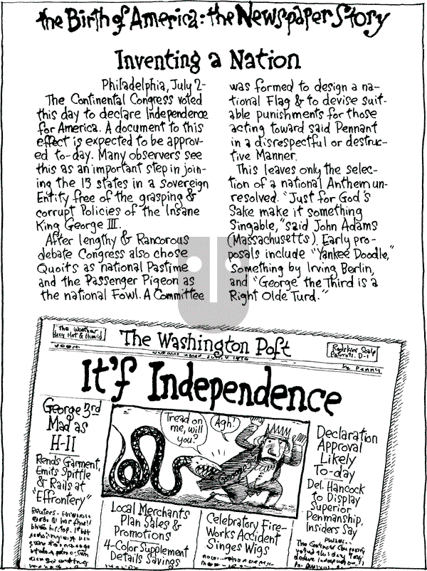 Richard's Poor Almanac on Saturday July 9, 2011 Comic Strip