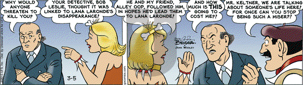 Alley Oop on Thursday March 5, 2015 Comic Strip