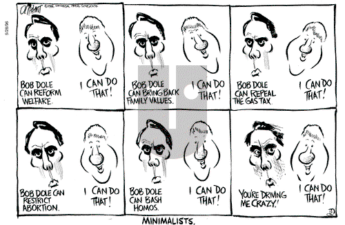 Pat Oliphant on Tuesday May 28, 1996 Comic Strip