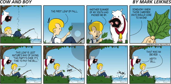 Cow and Boy Classics on Sunday September 3, 2006 Comic Strip