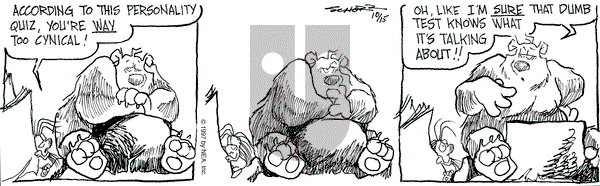 The Grizzwells on Wednesday October 15, 1997 Comic Strip