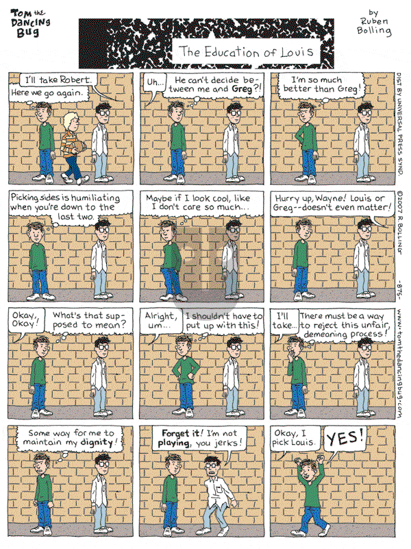 Tom the Dancing Bug on Saturday November 17, 2007 Comic Strip