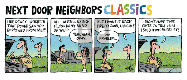 Next Door Neighbors - Saturday October 1, 2022 Comic Strip